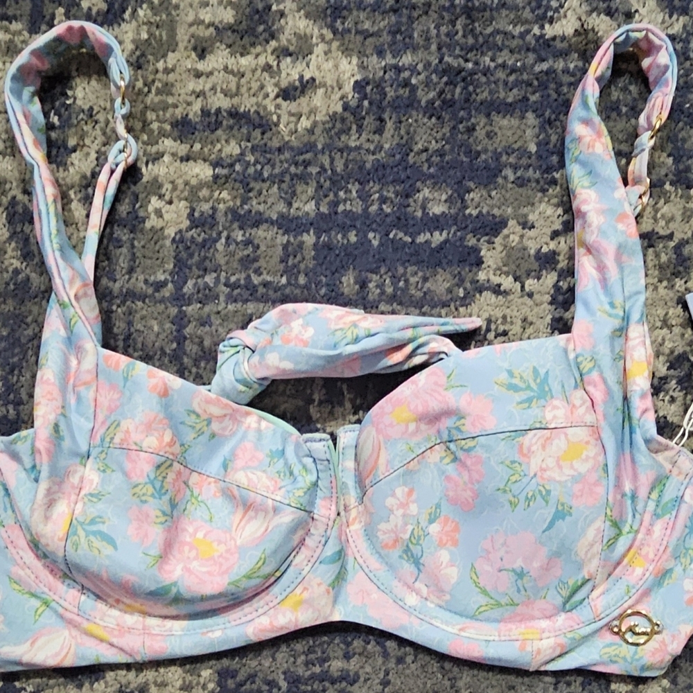 Ricki Rum Garden Party Bikini Top